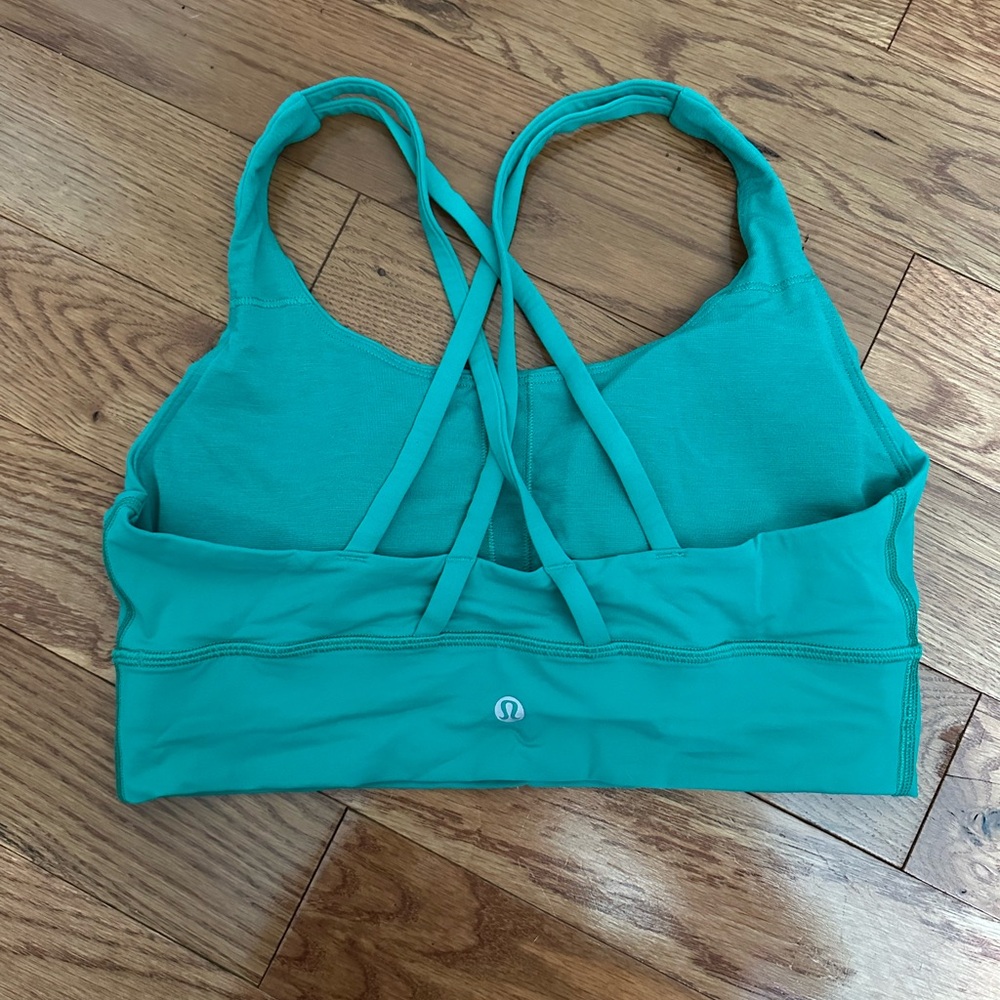 Lululemon Athletica Energy Bra Long Line in Maldives Green - Picture 4 of 5